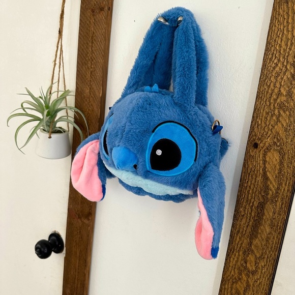 New Disney Lilo & Stitch Plush Shoulder Bag Crossbody Purse THE CUTEST - Picture 7 of 15